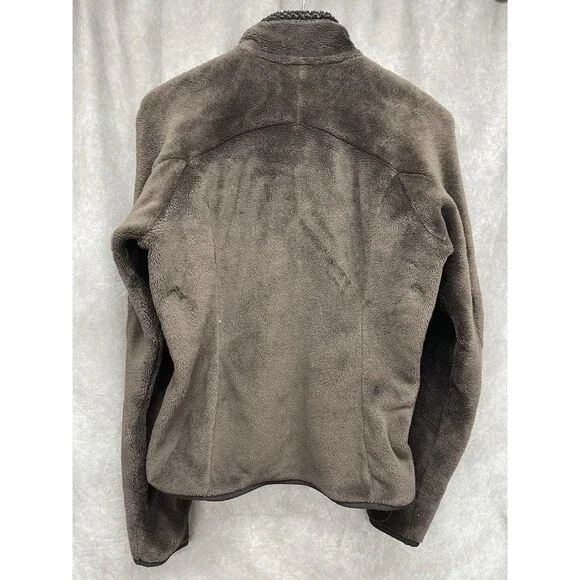 PATAGONIA R2 REGULATOR WOMEN'S BROWN FULL ZIP FLEECE JACKET LARGE VINTAGE